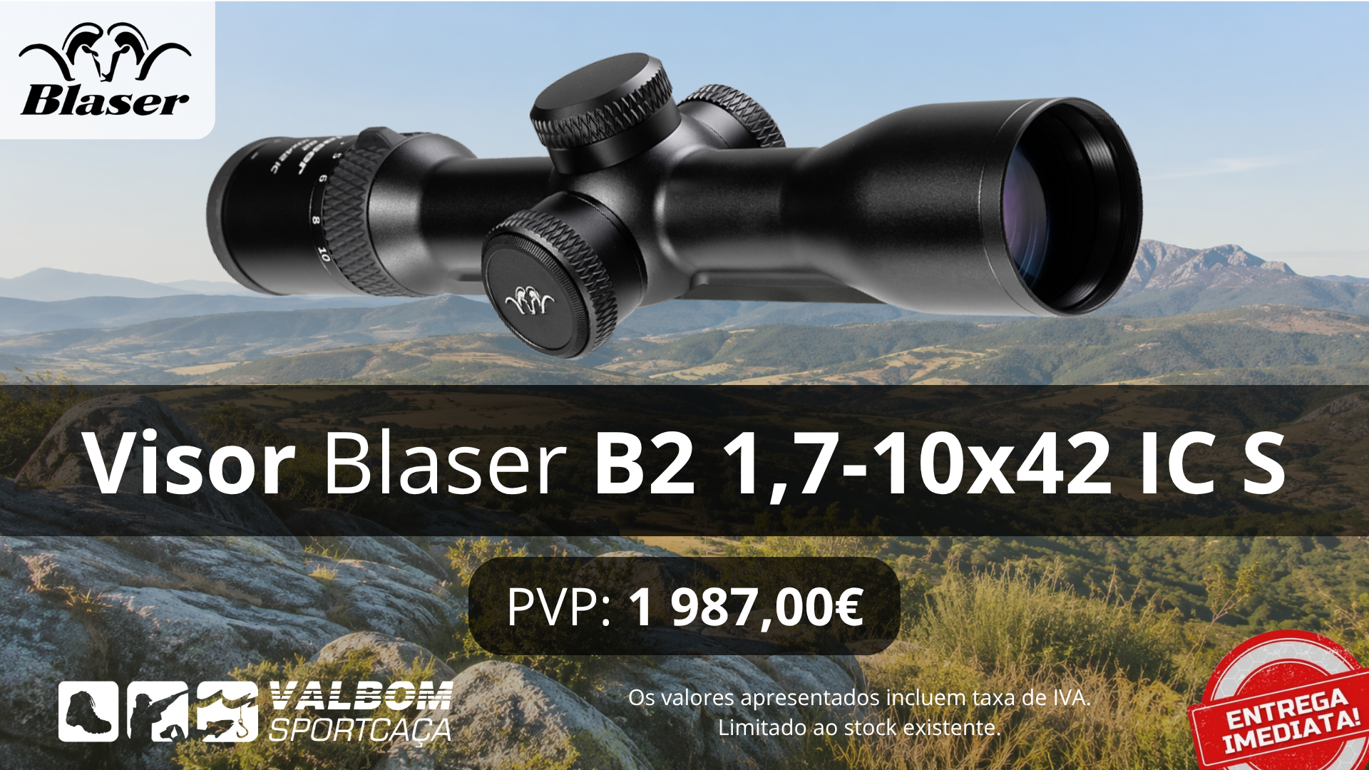 Visor Blaser B2 1,7-10x42 IC S